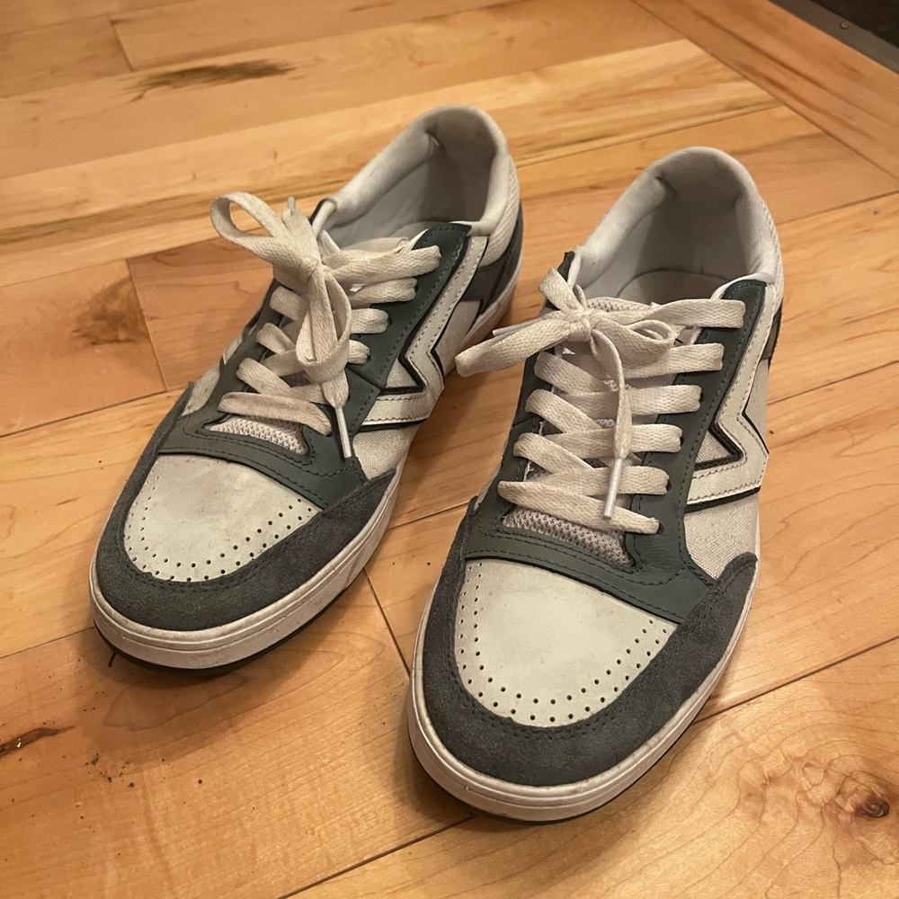 Men's Light Blue and White Sneakers